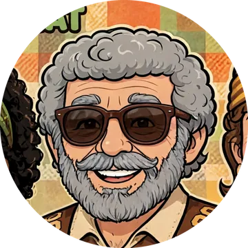 Pops — grey beard and sunglasses