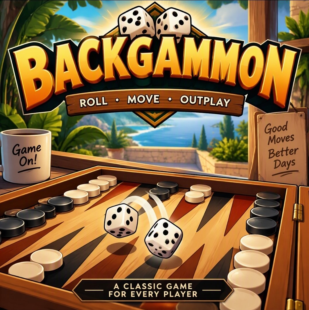 Backgammon poster art